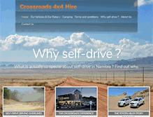 Tablet Screenshot of crossroads4x4hire.com